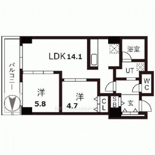 シティコート目黒の写真 間取り