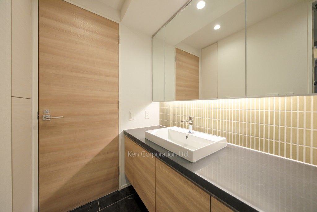 Coteau Nishi Azabuの写真 パウダールーム ※9階の同じ間取タイプを撮影。仕様が異なることがあります。