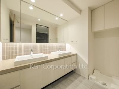 Coteau Nishi Azabuの写真 パウダールーム ※12階の同じ間取タイプを撮影。仕様が異なることがあります。