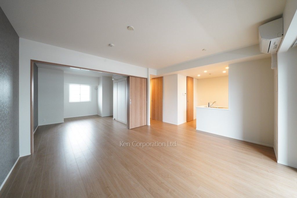 M白金台の写真 居室（LDなど） ※11階の同じ間取タイプを撮影。仕様が異なることがあります。