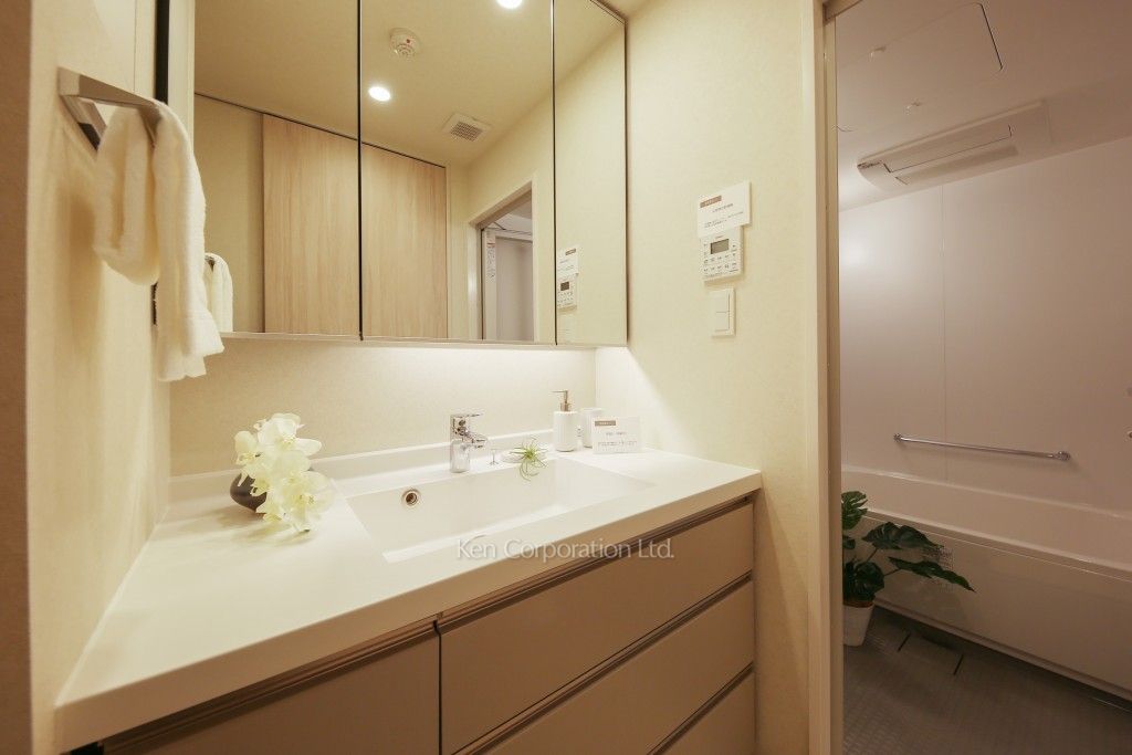 パークアクシス三番町の写真 パウダールーム　※MODEL ROOM ※6階の同じ間取タイプを撮影。仕様が異なることがあります。