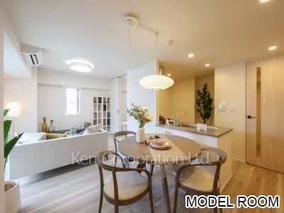 パークアクシス三番町の写真 居室（LDなど）　※MODEL ROOM ※6階の同じ間取タイプを撮影。仕様が異なることがあります。