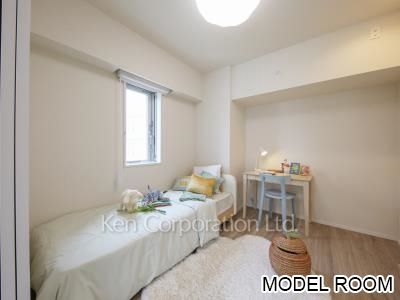 パークアクシス三番町の写真 ベッドルーム　※MODEL ROOM ※6階の同じ間取タイプを撮影。仕様が異なることがあります。