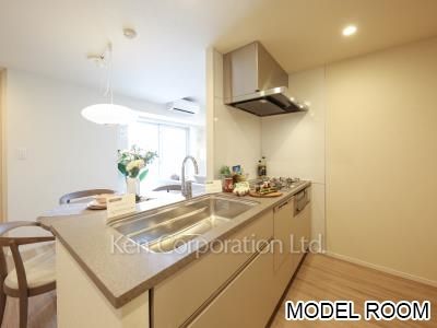 パークアクシス三番町の写真 キッチン　※MODEL ROOM ※6階の同じ間取タイプを撮影。仕様が異なることがあります。