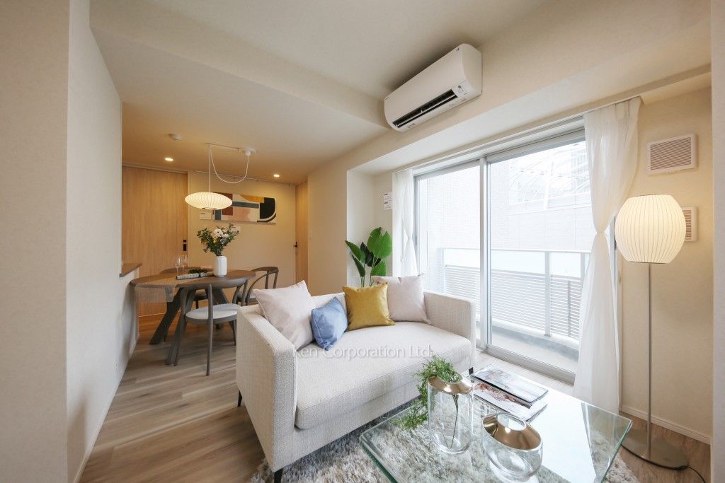 パークアクシス三番町の写真 居室（LDなど）　※MODEL ROOM ※6階の同じ間取タイプを撮影。仕様が異なることがあります。