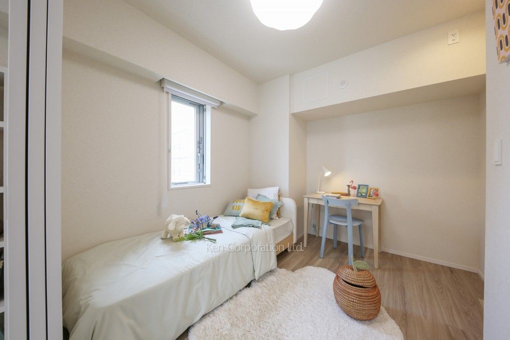 パークアクシス三番町の写真 ベッドルーム　※MODEL ROOM ※6階の同じ間取タイプを撮影。仕様が異なることがあります。