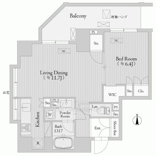 Keyaki Terrace 恵比寿南の写真 間取り