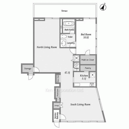 THE DOORSの写真 間取り