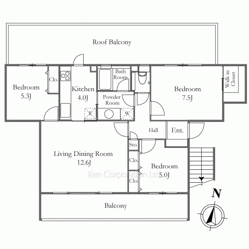 コート目黒東が丘の写真 間取り