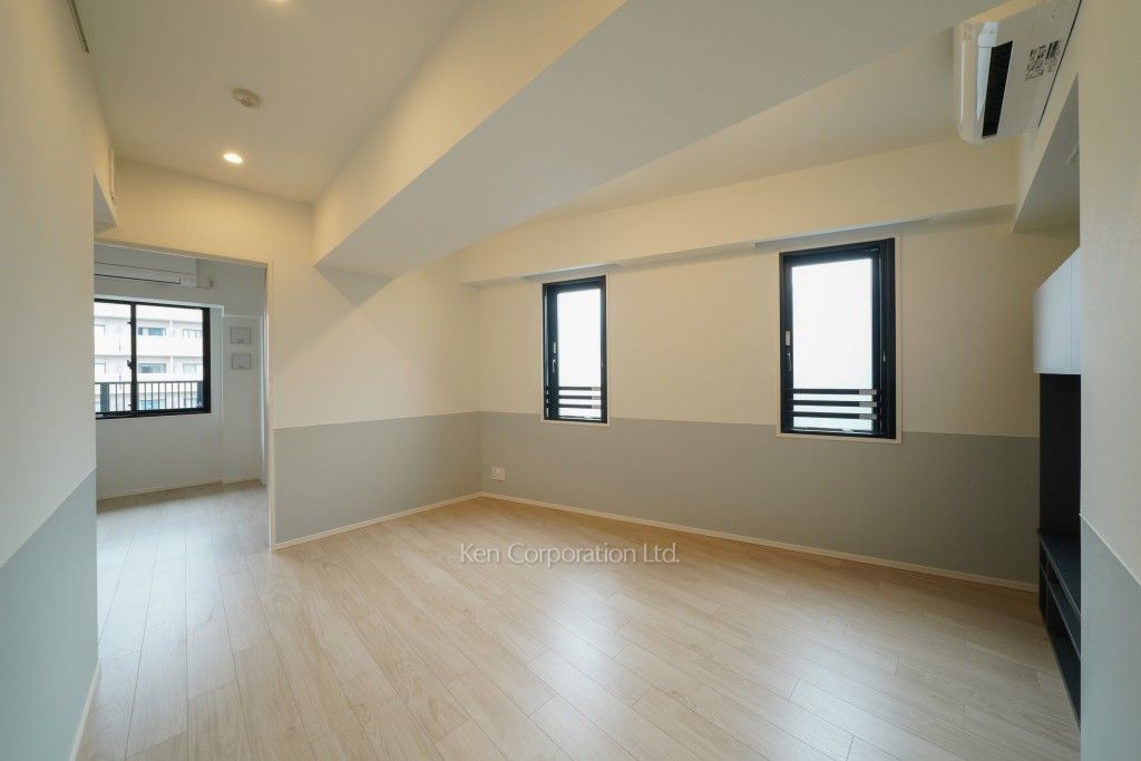 ザ・パークハビオ神泉の写真 居室（LDなど） ※5階の同じ間取タイプを撮影。仕様が異なることがあります。