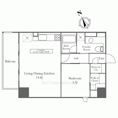 ASPRIME八丁堀の写真 間取り