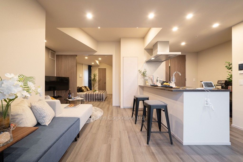 ザ・パークハビオ麻布十番の写真 居室（LDなど）　※MODEL ROOM