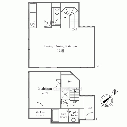 F K Daikanyamaの写真 間取り