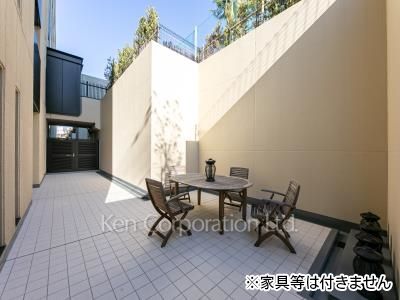 ザ・パークハウス市谷加賀町レジデンスの写真 テラス　※家具等は付きません