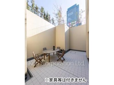 ザ・パークハウス市谷加賀町レジデンスの写真 テラス　※家具等は付きません