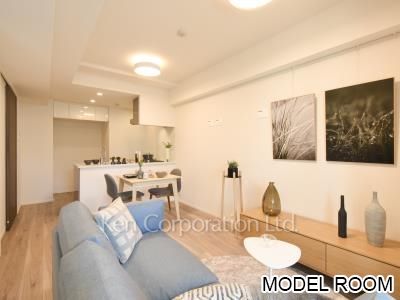 パークアクシス芝浦キャナルの写真 居室（LDなど）　※MODEL ROOM ※8階の同じ間取タイプを撮影。仕様が異なることがあります。