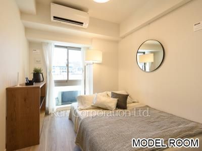 パークアクシス芝浦キャナルの写真 ベッドルーム　※MODEL ROOM ※8階の同じ間取タイプを撮影。仕様が異なることがあります。