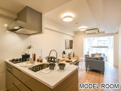 パークアクシス芝浦キャナルの写真 キッチン　※MODEL ROOM ※8階の同じ間取タイプを撮影。仕様が異なることがあります。