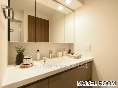 パークアクシス芝浦キャナルの写真 パウダールーム　※MODEL ROOM ※8階の同じ間取タイプを撮影。仕様が異なることがあります。