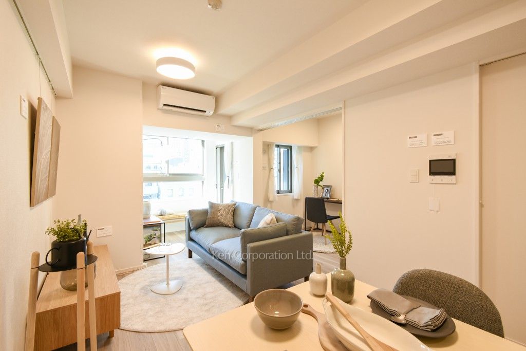 パークアクシス芝浦キャナルの写真 居室（LDなど）　※MODEL ROOM ※8階の同じ間取タイプを撮影。仕様が異なることがあります。