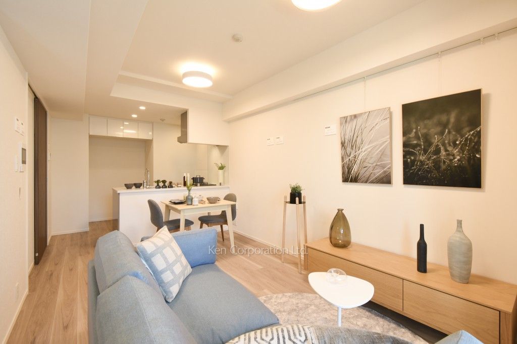 パークアクシス芝浦キャナルの写真 居室（LDなど）　※MODEL ROOM ※8階の同じ間取タイプを撮影。仕様が異なることがあります。