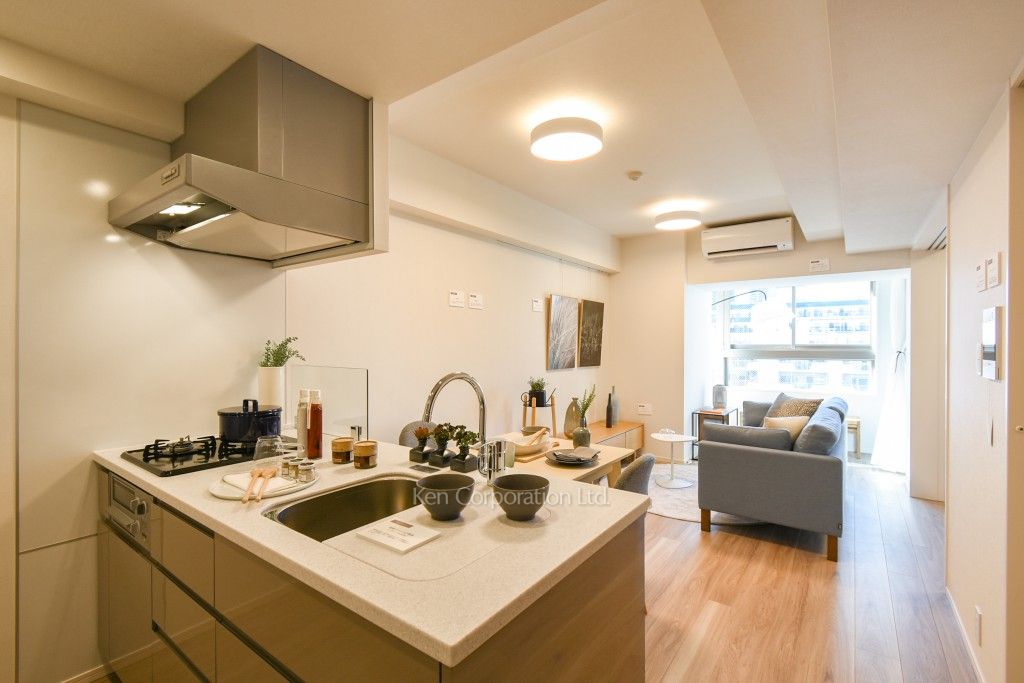 パークアクシス芝浦キャナルの写真 キッチン　※MODEL ROOM ※8階の同じ間取タイプを撮影。仕様が異なることがあります。