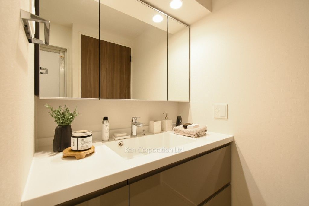 パークアクシス芝浦キャナルの写真 パウダールーム　※MODEL ROOM ※8階の同じ間取タイプを撮影。仕様が異なることがあります。