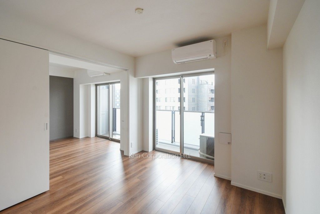 プリマリード南青山の写真 居室（LDなど） ※6階の同じ間取タイプを撮影。仕様が異なることがあります。