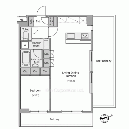 ラクラス四谷の写真 間取り