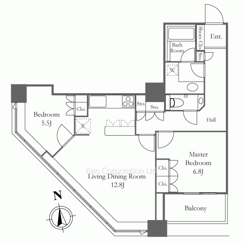 白金タワーの写真 間取り