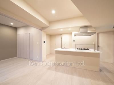 ザ・パークハビオ麻布十番の写真 居室（LDなど） ※4階の同じ間取タイプを撮影。仕様が異なることがあります。