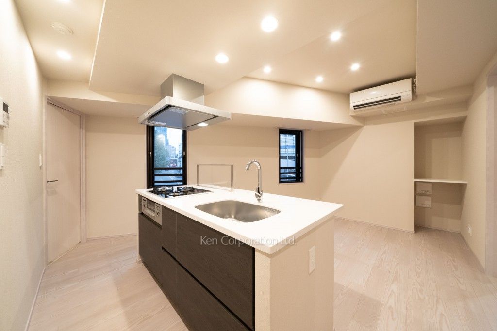 ザ・パークハビオ麻布十番の写真 居室（LDなど） ※4階の同じ間取タイプを撮影。仕様が異なることがあります。