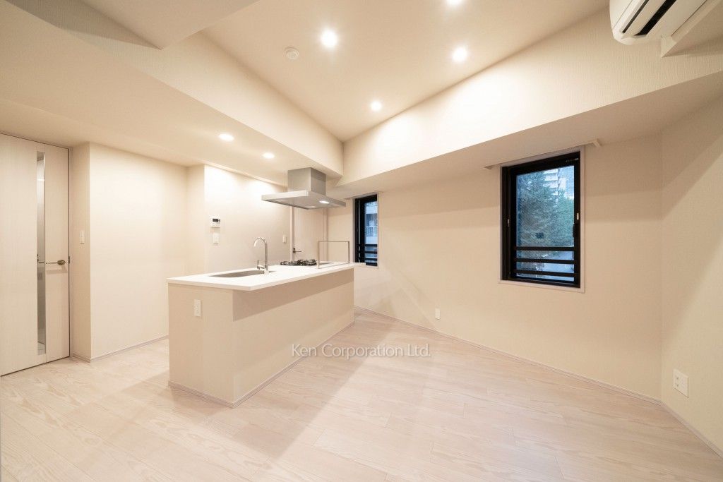 ザ・パークハビオ麻布十番の写真 居室（LDなど） ※4階の同じ間取タイプを撮影。仕様が異なることがあります。