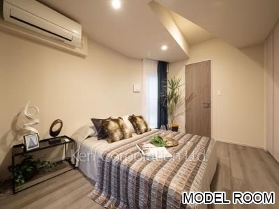 ザ・パークハビオ麻布十番の写真 ベッドルーム　※MODEL ROOM ※14階の同じ間取タイプを撮影。仕様が異なることがあります。
