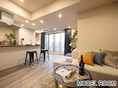 ザ・パークハビオ麻布十番の写真 居室（LDなど）　※MODEL ROOM ※14階の同じ間取タイプを撮影。仕様が異なることがあります。