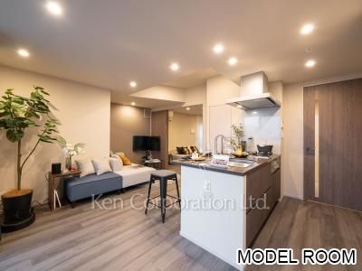 ザ・パークハビオ麻布十番の写真 居室（LDなど）　※MODEL ROOM ※14階の同じ間取タイプを撮影。仕様が異なることがあります。