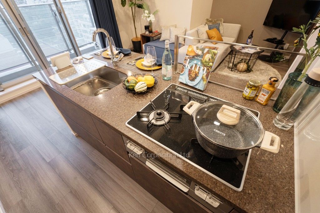 ザ・パークハビオ麻布十番の写真 キッチン　※MODEL ROOM ※14階の同じ間取タイプを撮影。仕様が異なることがあります。