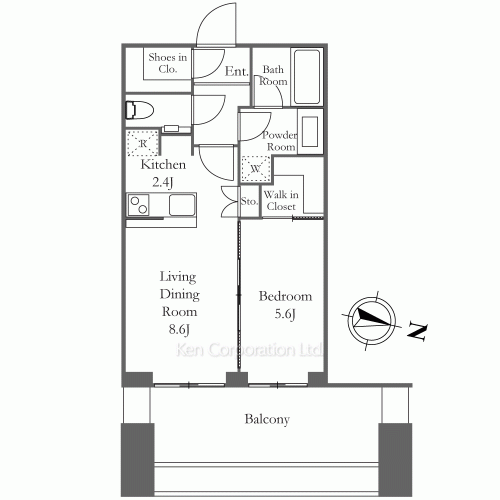 ラ・トゥール新宿アネックスの写真 間取り