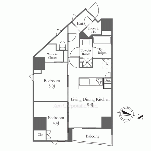 バウスフラッツ品川キャナルサイドの写真 間取り