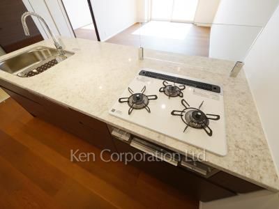 オアーゼ新宿市谷薬王寺の写真 キッチン ※6階の同じ間取タイプを撮影。仕様が異なることがあります。