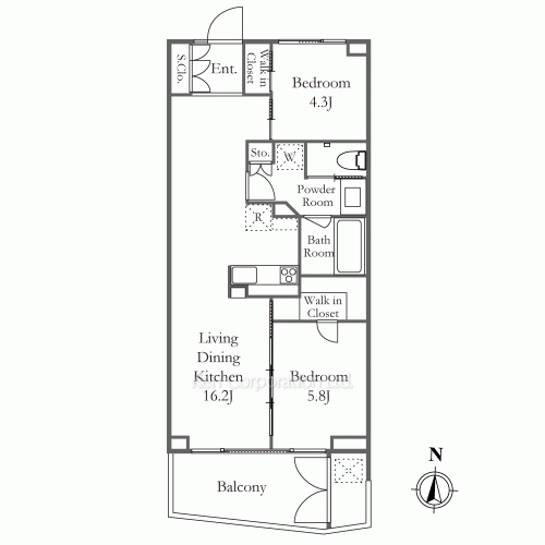 代々木参宮橋テラスの写真 間取り