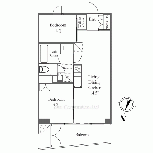 代々木参宮橋テラスの写真 間取り