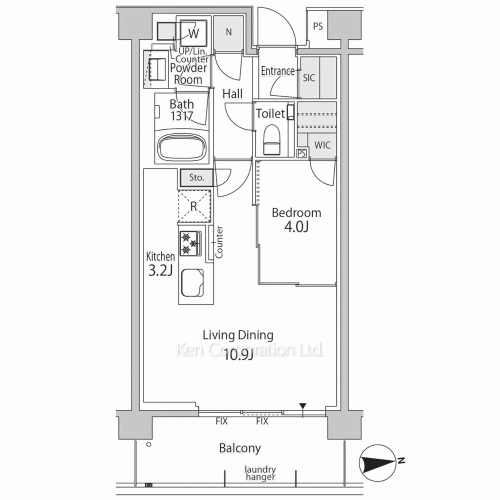 グリーンレジデンス赤坂の写真 間取り