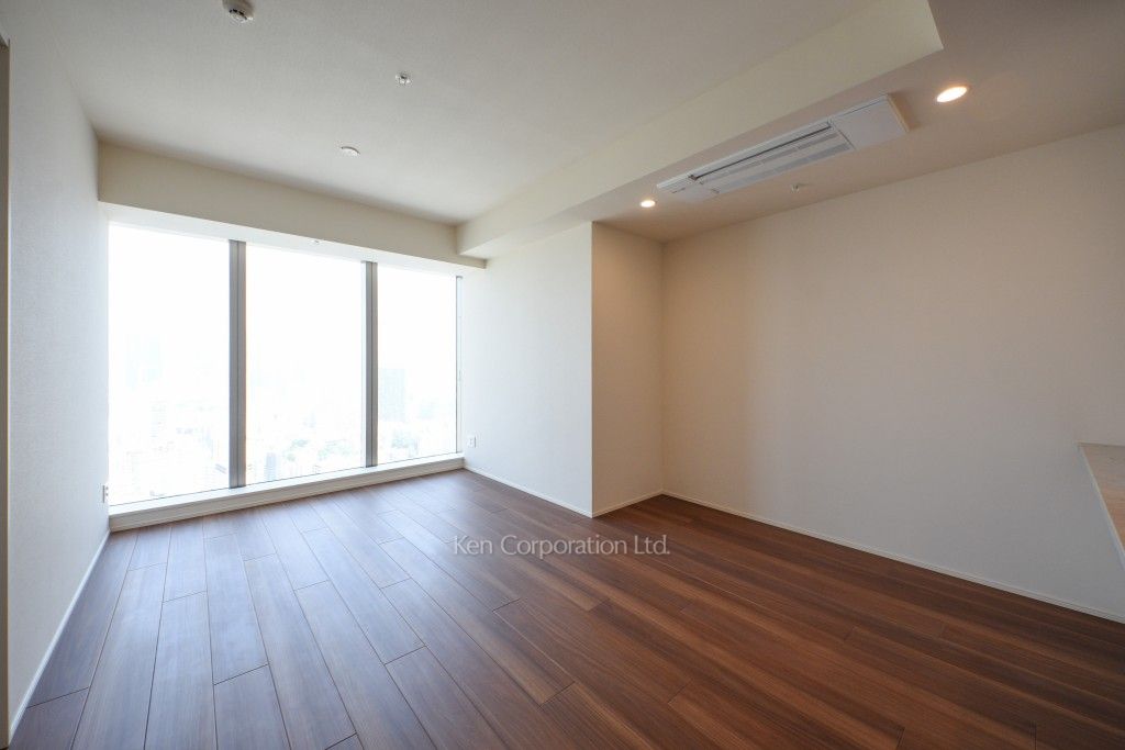 白金ザ・スカイの写真 居室（LDなど） ※41階の同じ間取タイプを撮影。仕様が異なることがあります。