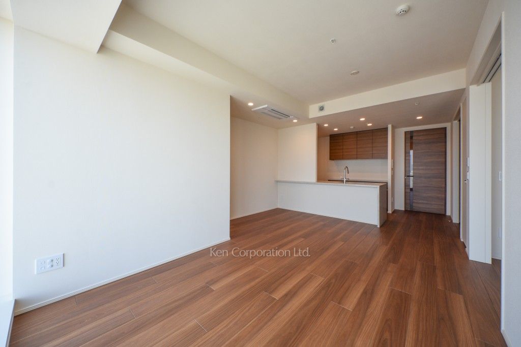 白金ザ・スカイの写真 居室（LDなど） ※41階の同じ間取タイプを撮影。仕様が異なることがあります。