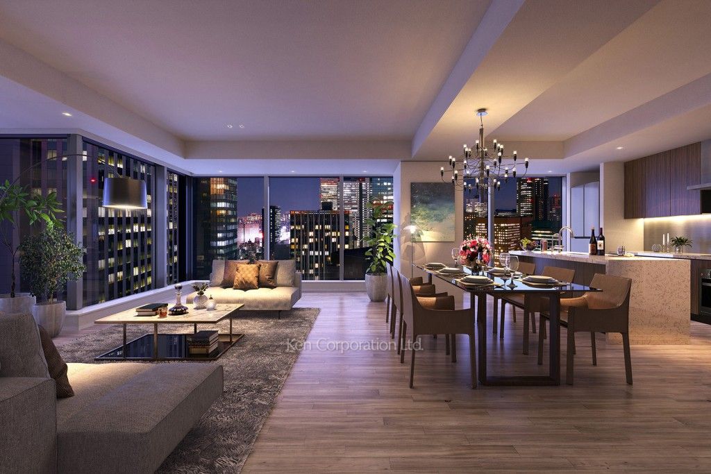 ラ・トゥール新宿ファーストの写真 170-Btype リビングダイニング※MODEL ROOM