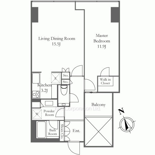 ラ・トゥール新宿ファーストの写真 間取り