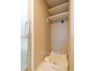 ASPRIME八丁堀の写真 洗濯機置き場 ※14階の同じ間取タイプを撮影。仕様が異なることがあります。