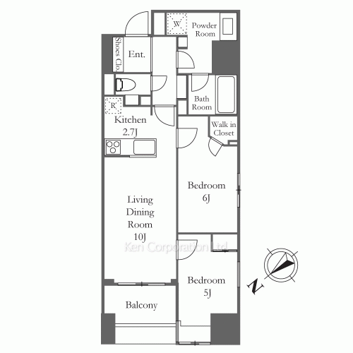 ALTERNA日本橋の写真 間取り