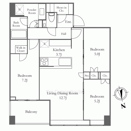 白金ザ・スカイの写真 間取り